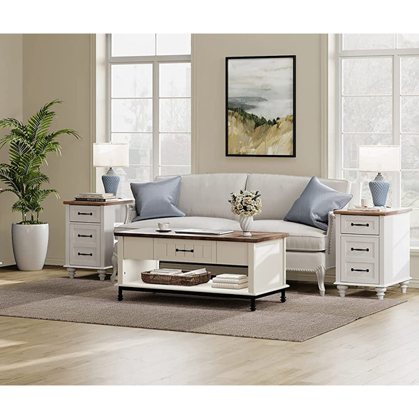 Alcott Hill® Bellasophia 3 Piece Living Room Table Set Wayfair